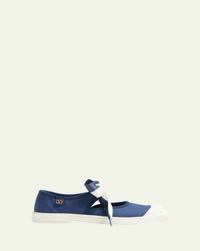 Bay By Bay Canvas Bow Sneakers
